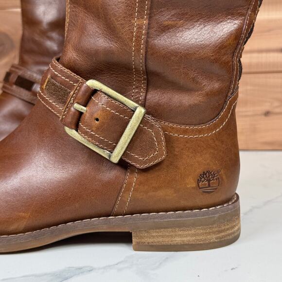 Timberland Womens Earthkeepers Savin Hill Tall Riding Boots 8548R Brown Sz 7.5 - Picture 10 of 16